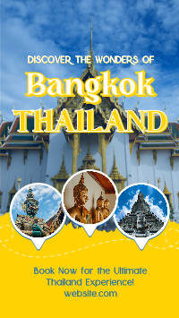 Thailand Travel Tour Facebook Story