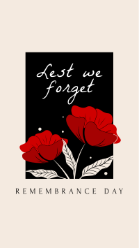 Remembrance Day Facebook Story