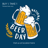 Beer Day Celebration Instagram Post Image Preview