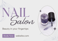 Beauty Nail Salon Postcard