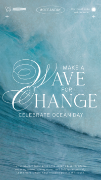 Wave Change Ocean Day YouTube Short