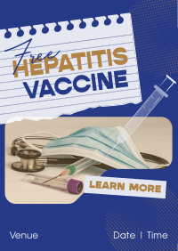 Contemporary Hepatitis Vaccine Poster