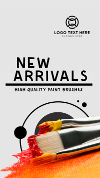 Paint Brush Arrival Facebook Story