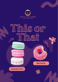 This or That Dessert Poster