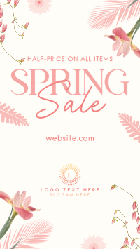 Sale of Spring Instagram Story Design