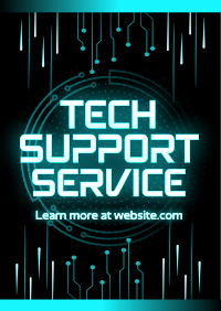 Tech Support Service Flyer