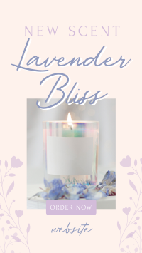 Lavender Bliss Candle Instagram Reel