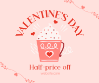 Valentine's Day Cafe Sale Facebook Post