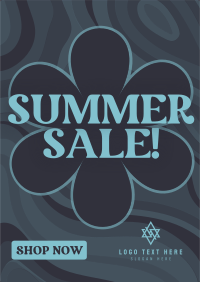 Groovy Summer Sale Poster