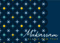 Muharram Monogram Postcard