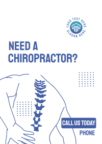 Book Chiropractor Services Flyer