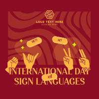 Sign Languages Day Celebration Linkedin Post