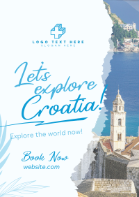 Beautiful Places In Croatia Flyer