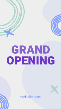 Contemporary Grand Opening Instagram Story
