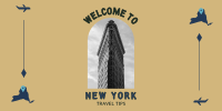 New York Travel  Twitter Post