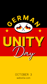 It's German Unity Day Facebook Story