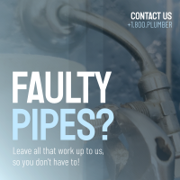 Faulty Pipes Linkedin Post