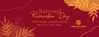 National Relaxation Day Facebook Cover