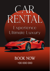 Lux Car Rental Flyer