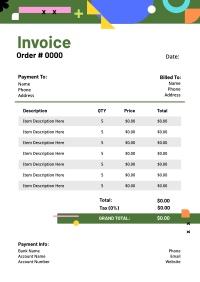Prominent Abstraction Invoice