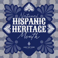 Talavera Hispanic Heritage Month Instagram Post