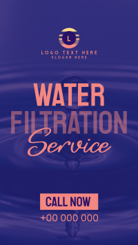 Water Filtration Service Instagram Story