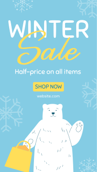 Polar Bear Shopping Instagram Reel