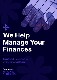 Abstract Financial Services Poster