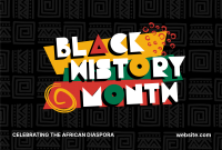 Celebrating African Diaspora Pinterest Cover Design