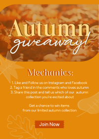 Autumn Leaves Giveaway Poster