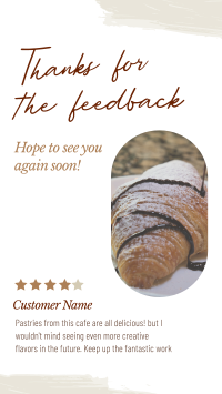 Cafe Customer Feedback YouTube Short