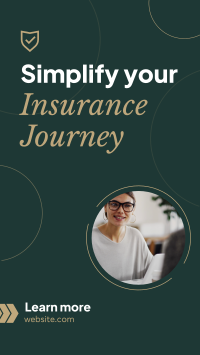 Minimalist Insurance Journey Instagram Story