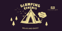 Holiday Glamping Rentals Twitter Post