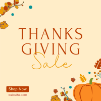 Thanksgiving Sale Instagram Post example 3