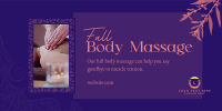 Luxe Body Massage Twitter Post