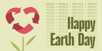 Earth Day Recycle Twitter Post