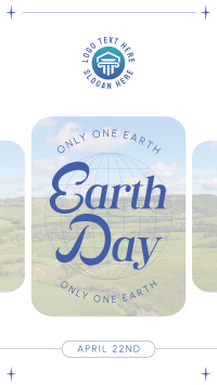 Earth Day Minimalist TikTok Video