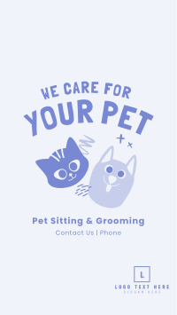 We Care For Your Pet Facebook Story