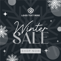 Winter Snowball  Sale Instagram Post