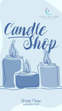 Line Candle Video