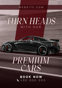 Premium Car Rental Poster