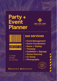 Fun Party Planner Flyer