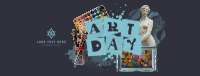Art Day Collage Facebook Cover Design