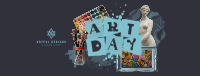 Art Day Collage Facebook Cover Image Preview