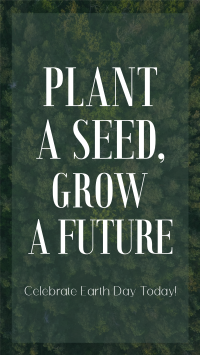 Plant Seed Grow Future Earth Instagram Reel