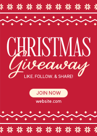 Christmas Giveaway Promo Poster