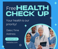 Free Health Checkup Facebook Post