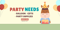 Party Supplies Twitter Post