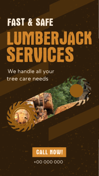 Trusted Lumberjack Service Instagram Story