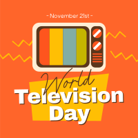 World Television Day Instagram Post Design